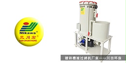 镀锌槽液过滤机厂家川田环保201911012