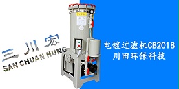 电镀过滤机的种类与作用