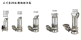 三川宏不锈钢排污泵
