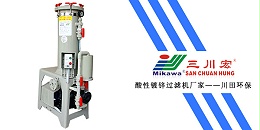 三川宏酸性镀锌过滤机厂家川田环保20191216